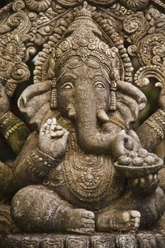 God ganesh statue of hindo in Bangkok Thailand temple