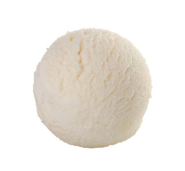ice cream scoop. Vanilla ice cream
