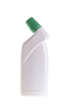 Plastic bottle isolated on white.