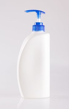 Plastic bottle isolated on white.
