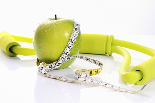 apple, fitness and nutrition spirit 