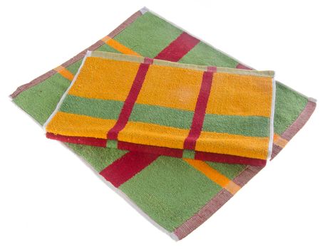 towel, kitchen towel on a background.