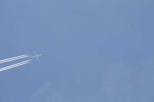 aeroplane in the sky
