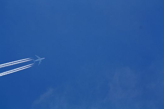 aeroplane in the sky