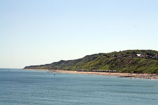 cromer beach on a sunny day