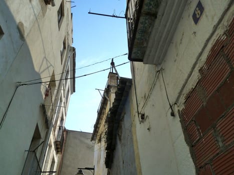 old street in a spanish town