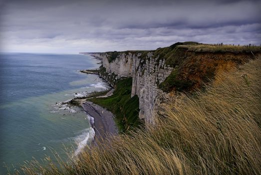 The french normandy coast