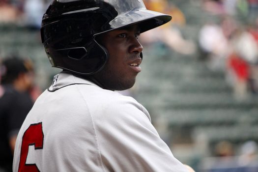 SCRANTON, PA - MAY 24:Indianapolis Indians second baseman Josh Harrison steps up to the plate in a game against the Scranton Wilkes Barre Yankees at PNC Field on May 24, 2011 in Scranton, PA.