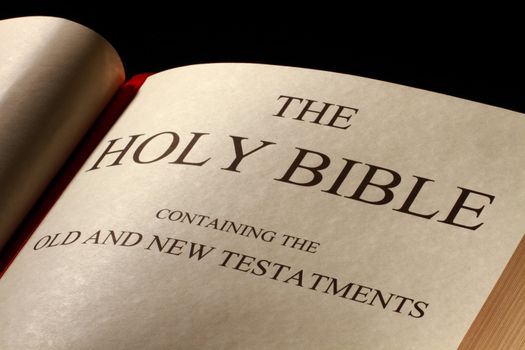 The Holy Bible title page