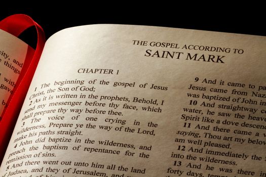 Chapter 1 of the Gospel of Mark in the New Testament of the Holy Bible