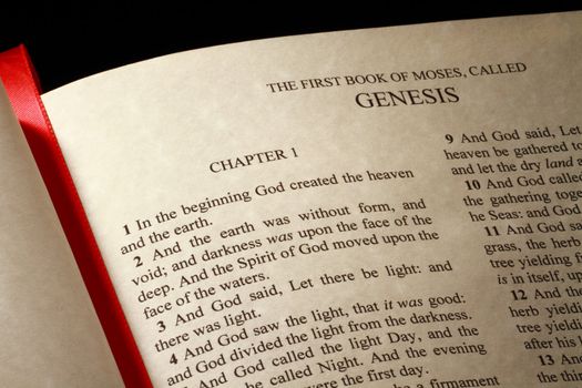 Chapter 1 of the Book of Genesis in the Old Testament of the Holy Bible