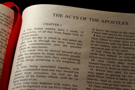 Chapter 1 of the Book of Acts in the New Testament of the Holy Bible