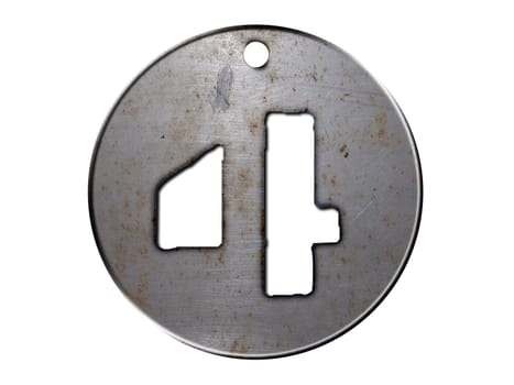 3d metal disc four number