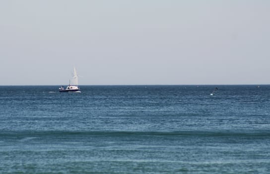 fishing boat at to sea