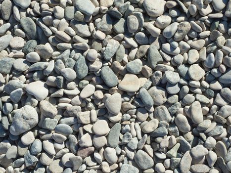 Background and structure of sea pebble on a beach