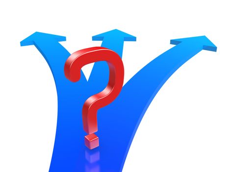 The problem of the choice of three options