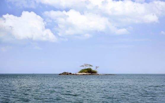 beautiful desert tropical island in the andaman sea