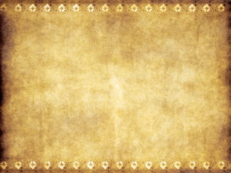 grungy old yellow brown vintage parchment paper texture
