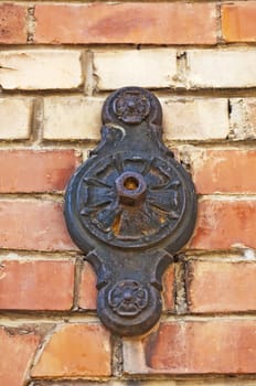 wall ornament of cast iron