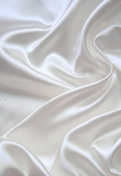 Smooth elegant white silk 