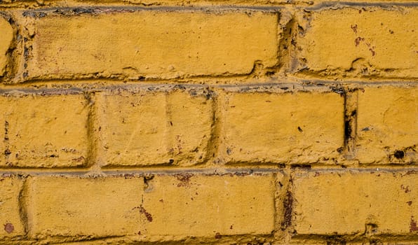 Old damaged brick wall close up. High resolution texture