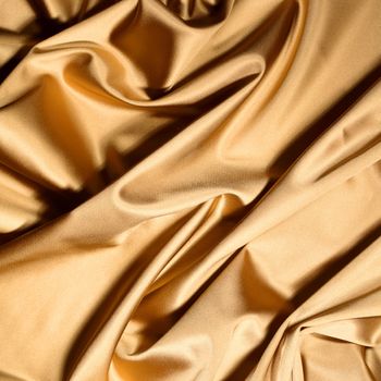 gold textile background close up
