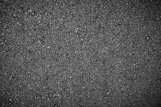 Photo of gray asphalted surface background. Close up