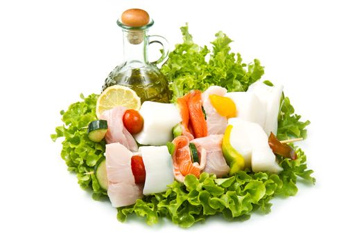 fish skewers