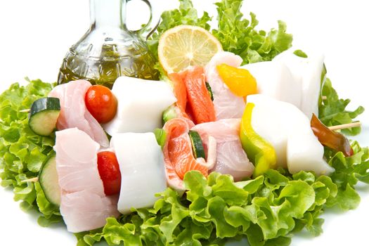 fish skewers