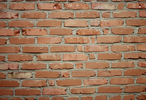 The Red brick wall background texture