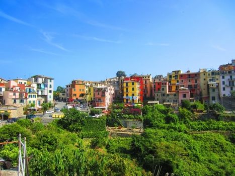 Village on Italian Coast in Liguria