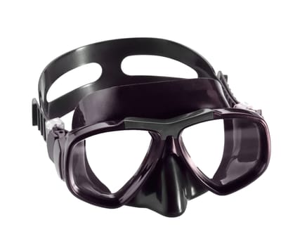 diving mask isolated on white background