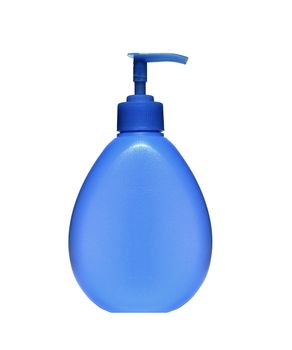 bottle of liquid soap isolated