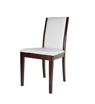 modern bar chair isolated over white background