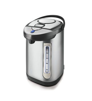 modern big kettle isolated on white background