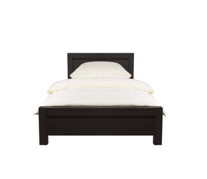 Bed isolated on white