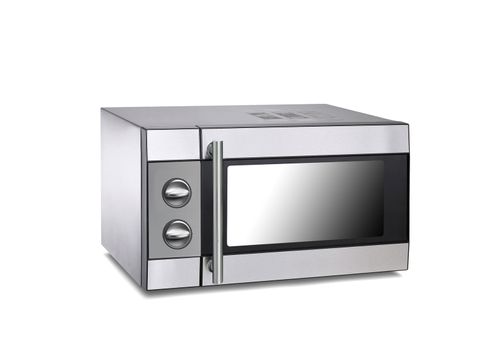 Image of the microwave oven on a white background