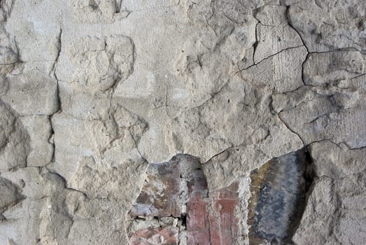 the old dirty gray concrete wall background