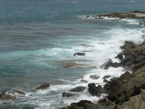 Waves coming in