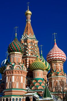 St Basil's Cathedral on Red Square, Moscow, Russia