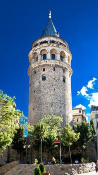 Galata Tower in Istanbul, Turkey