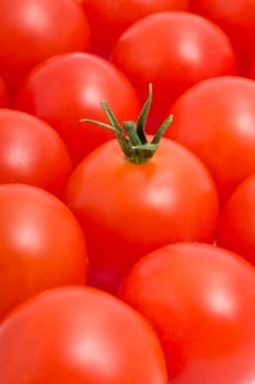 Red tomatos background