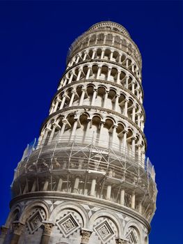 Famous Leaning Tower of Pisa, Italy