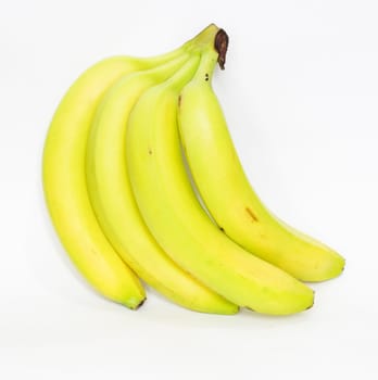 Banana bunch isolated on whiye 