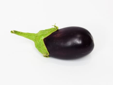 Eggplant on white background 