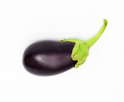 Eggplant on white background 