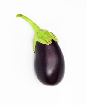 Eggplant on white background 