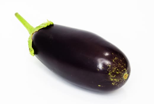 Eggplant on white background 