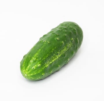 Cucumber isolated on white background. 