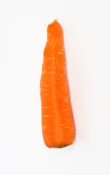 Fresh Carrot Isolated on a White Background 